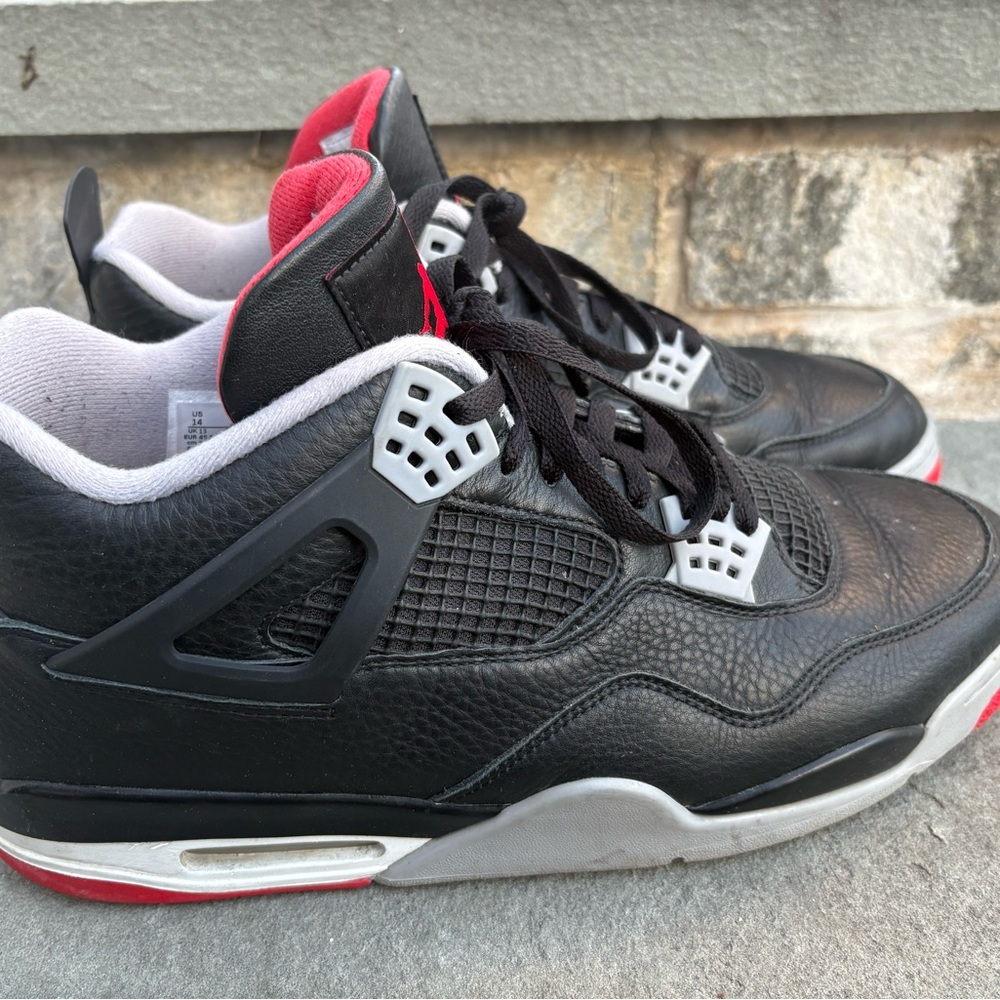 Nike Men's Jordan IV 4 size 14 black
